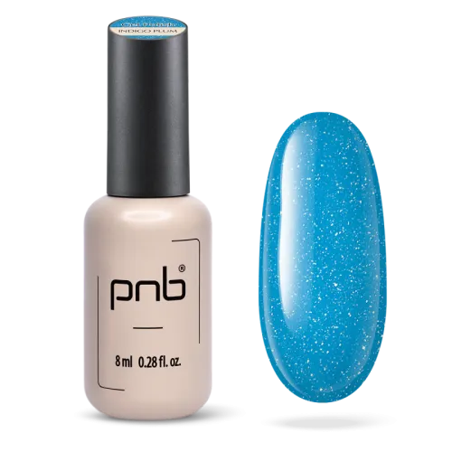 Gel nail polish Juicy Spark PNB, Indigo Plum, 8 ml. 
