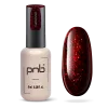 Gel nail polish PNB Garnet Glow, 8 ml.