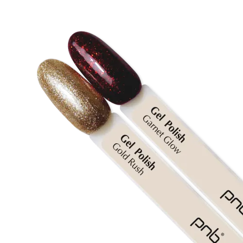 Gel nail polish PNB Gold Rush, 8 ml.