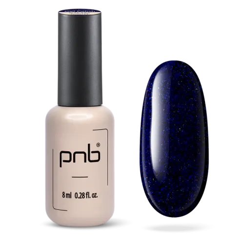 Gel nail polish PNB Galaxy Night (limited edition), 8 ml.