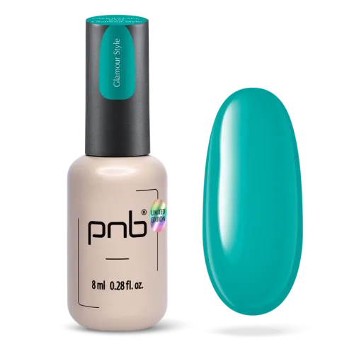 UV/LED Camouflage Base Glamour Style PNB, turquoise, 8 ml.
