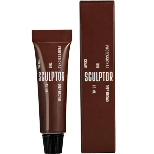 Краска для бровей и ресниц DEEP BROWN 15 мл, SCULPTOR