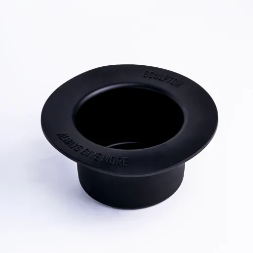 Silicone bowl for wax melt "WAX WARMER", SCULPTOR (Black)