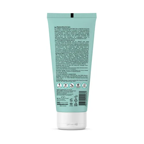Regenerating foot balm with bisabolol, allantoin and rosemary oil Shelly 100 ml