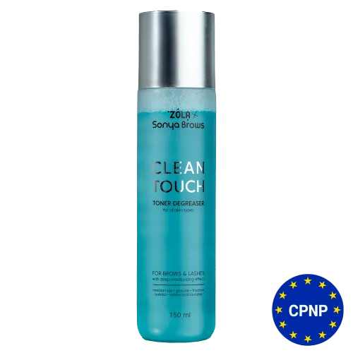 ZOLA x Sonya Brows Тонер-обезжириватель для бровей и ресниц Clean Touch 150 мл