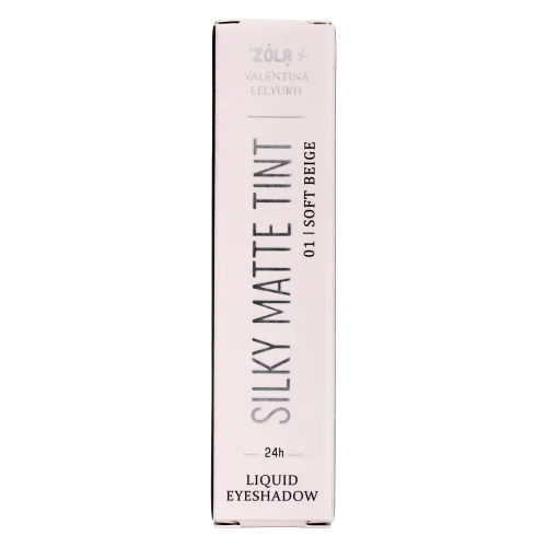 ZOLA x Valentina Lelyukh Рідкі тіні для повік Silky Matte Tint 01 Soft beige