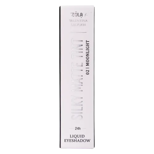 ZOLA x Valentina Lelyukh Рідкі тіні для повік Silky Matte Tint 02 Moonlight