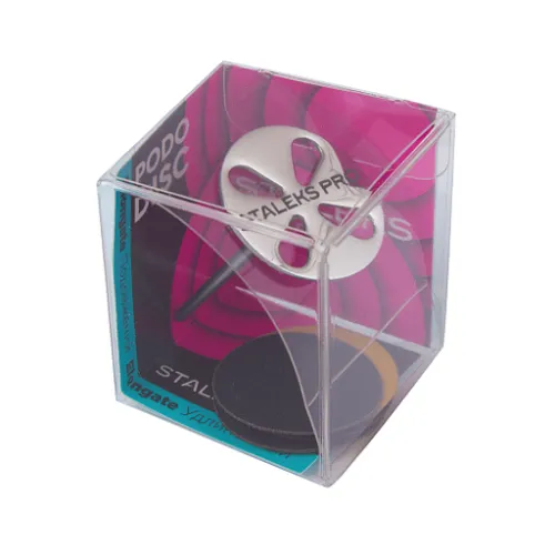 Elongate pedicure disc Staleks PODODISC EXPERT L and set of disposable file 180 grit 5 pc (25 mm) PDLset-25