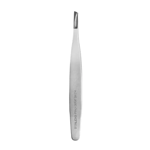 Eyebrow tweezers Staleks EXPERT 20 TYPE 4 (slant) TE-20/4