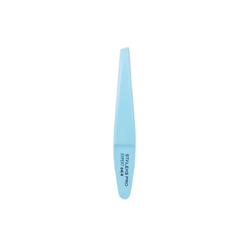 Eyebrow tweezers Staleks EXPERT 64 TYPE 4 (slant, blue) TE-64/4