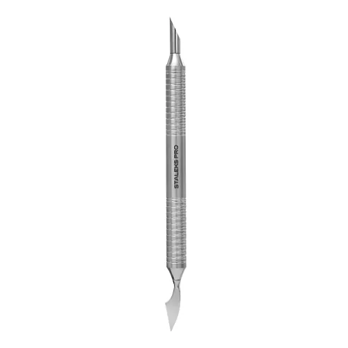 Hollow manicure pusher Staleks EXPERT 100 TYPE 1 (slanted pusher Staleks and cleaner) PE-100/1