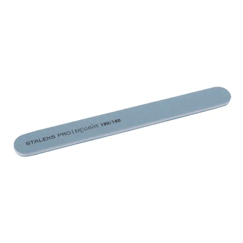 Mineral straight nail file Staleks EXCLUSIVE 180/180 grit NFX-22/6