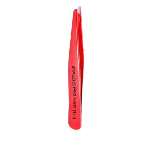 Пинцет профессиональный для бровей Сталекс / Staleks EXPERT 11 TYPE 4 TE-11/4