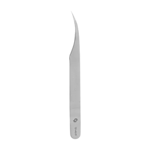 Пинцет профессиональный для ресниц Сталекс / Staleks EXPERT 40 TYPE 11 (изогнутый) TE-40/11