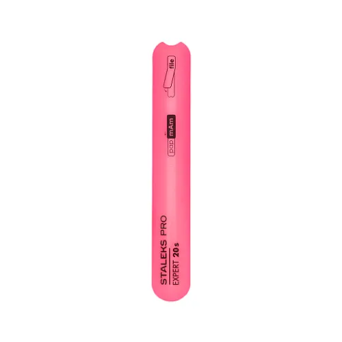 Slanted plastic nail file, straight (base) Staleks EXPERT 20s (130 mm) SPBE-20s
