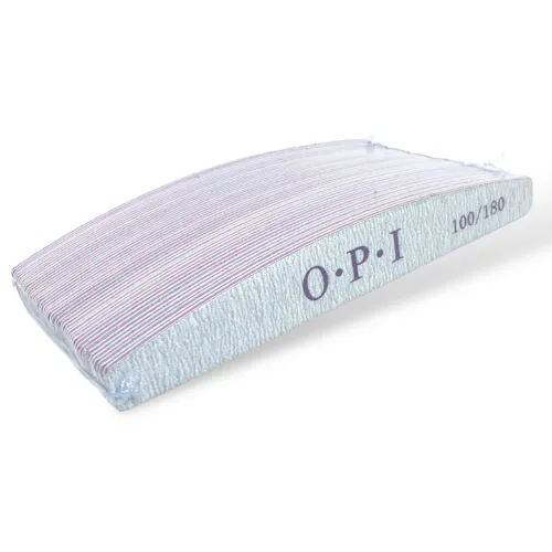 OPI Crescent Nail File 100/180, 25 pcs.
