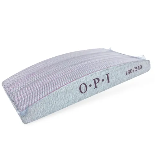 OPI Crescent Nail File 180/240, 25 pcs.