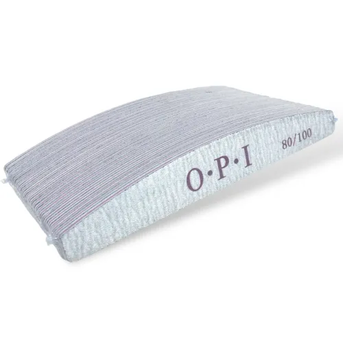 OPI Crescent Nail File 80/100, 25 pcs.