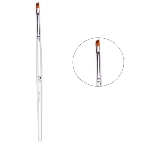 Eyebrow and eyelash tinting brush (beveled cut) Thuya