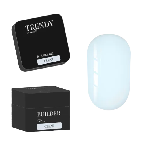 HFTF Builder gel in a bottle Clear 30 ml, TRENDY Nails