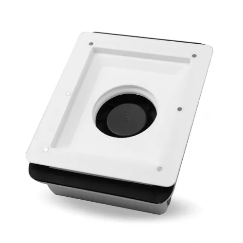 Built-in nail dust collector for manicure-pedicure with filter EGO-AMI (White, 17W, EU plug)