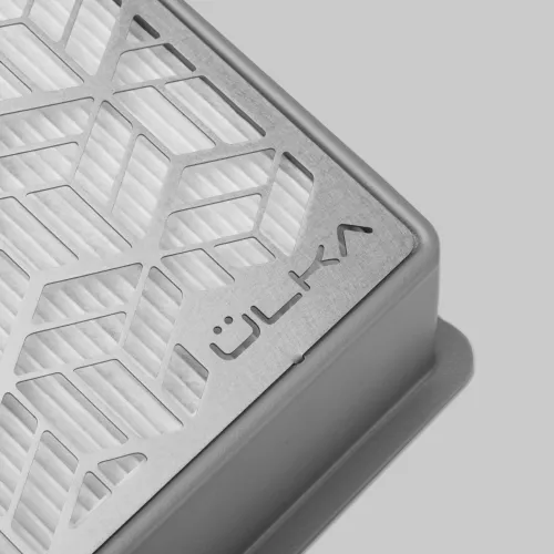 Nail dust collector Ulka Tiny with HEPA filter (grey, 58W, EU plug)
