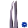 Eyebrow pro tweezers color series- bevelled silver ZOLA