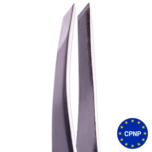 Eyebrow pro tweezers color series- bevelled silver ZOLA