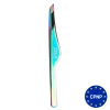 Eyebrow tweezers - bevelled rainbow ZOLA