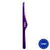 Eyebrow tweezers - bevelled violet ZOLA