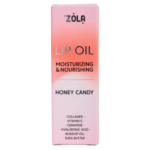 Lip Oil Honey Candy ZOLA, 7 ml