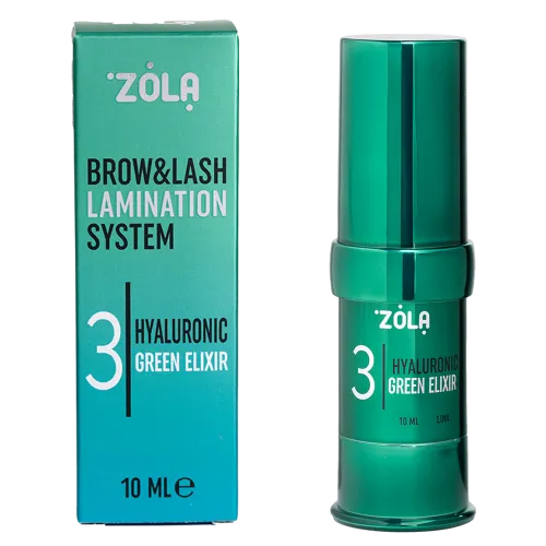 ZOLA Color Lab Lamination composition 03 Hyaluronic Green Elixir 10 ml