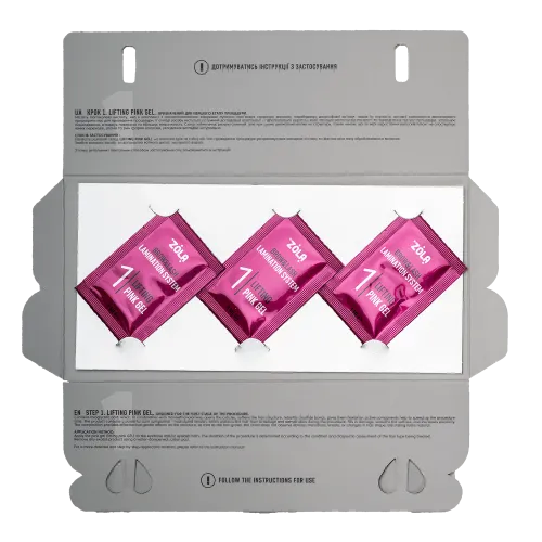 ZOLA Color Lab Набор в саше 01 Lifting Pink Gel (3 x 1 ml)