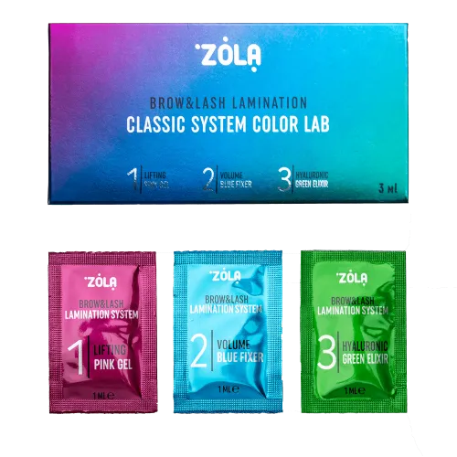 ZOLA Color Lab Sachet Set Step 1, 2, 3 (3 x 1 ml)