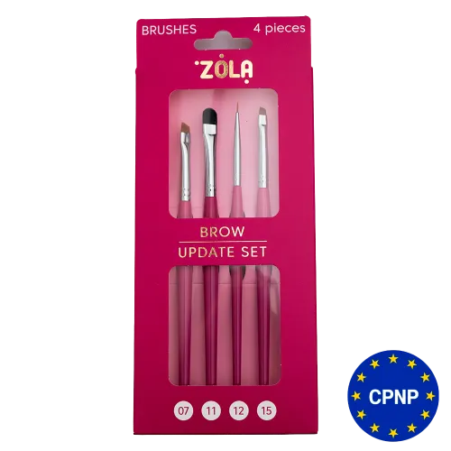ZOLA Eyebrow Brush Set – Update Set (4 pcs)
