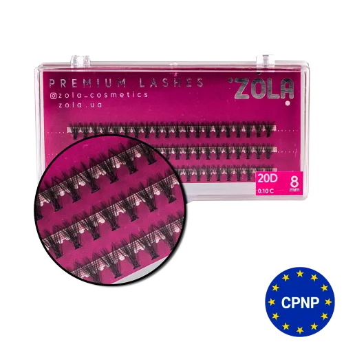ZOLA Eyelashes 20D 8 mm