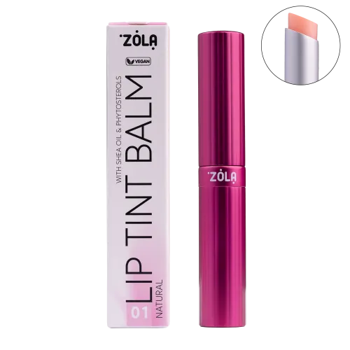ZOLA Lip Tint Balm (01 Natural) 3 g