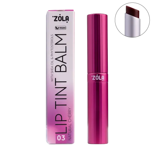 ZOLA Lip Tint Balm (03 Cherry Natural) 3 g