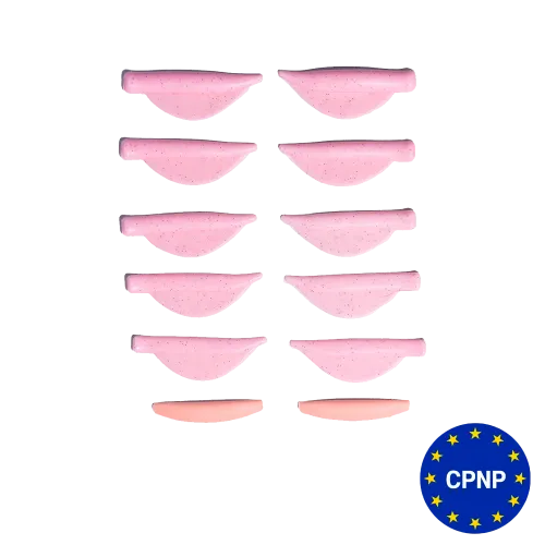 ZOLA Валики для ламінування Pinky Shiny Pads (XS, S, M, L, XL)