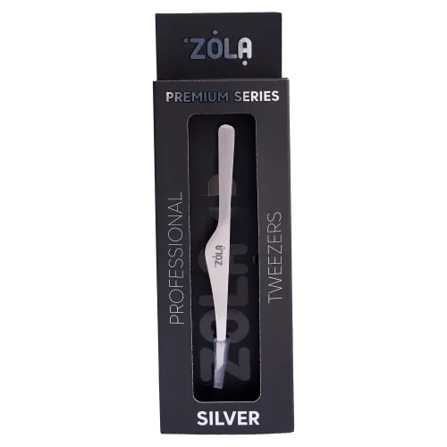 ZOLA Professional Premium Tweezers SILVER Series