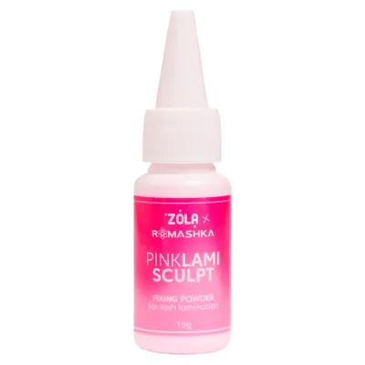 ZOLA x Romashka Fixing powder for lash lamination Pink LamiSculpt, 10 g