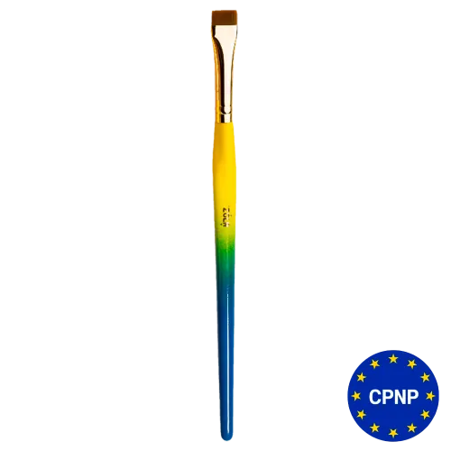 ZOLA Straight Brush 03uk UKRAINIAN EDITION Yellow-Blue