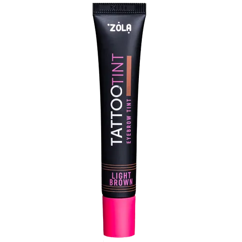 ZOLA TATTOO TINT Light Brown Eyebrow and Eyelash Tint