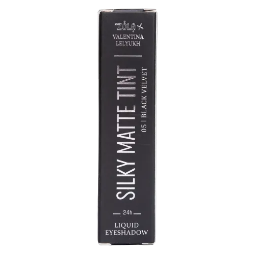 ZOLA x Valentina Lelyukh Жидкие тени для век Silky Matte Tint 05 Black Velvet