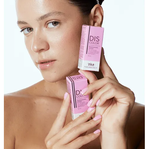 ZOLA x Makarevich DISCOLOR Emulsion 1 Professional system for removing accumulated dye from eyebrow hairs 10 ml.