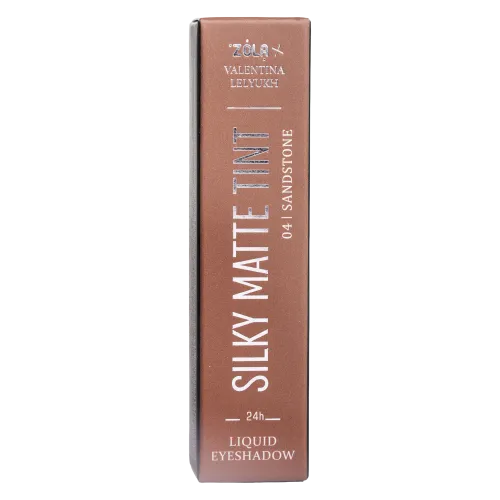 ZOLAx Valentina Lelyukh Liquid Eyeshadow Silky Matte Tint 04 Sandstone